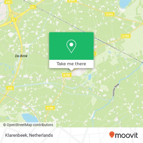 Klarenbeek Karte