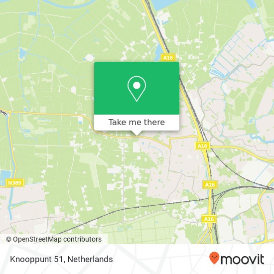 Knooppunt 51 map