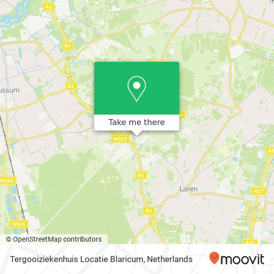 Tergooiziekenhuis Locatie Blaricum Karte