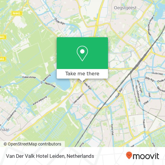 Van Der Valk Hotel Leiden map