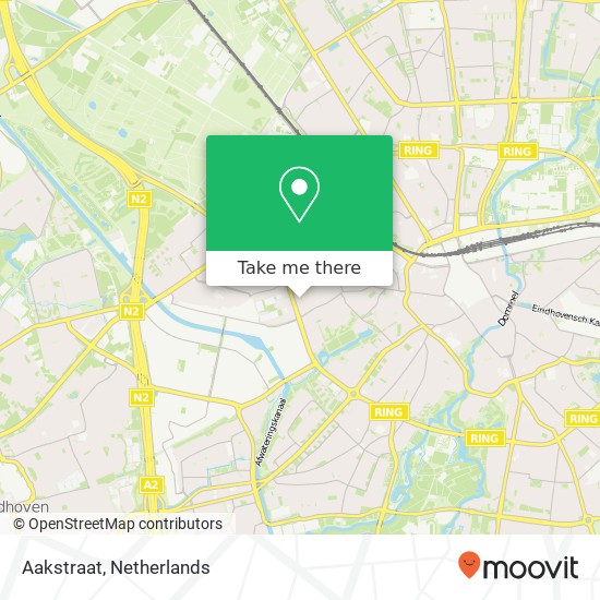 Aakstraat map