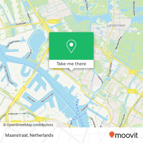 Maanstraat map