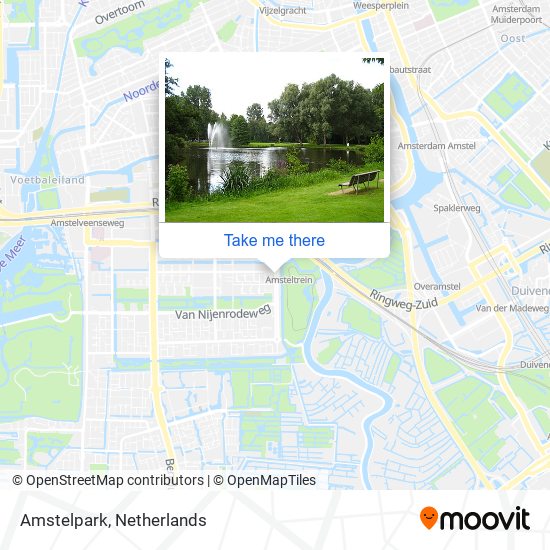 Amstelpark map