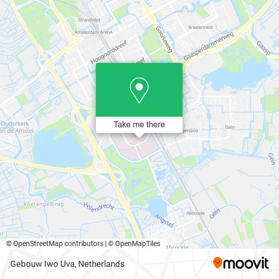 Gebouw Iwo Uva map