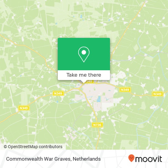 Commonwealth War Graves map