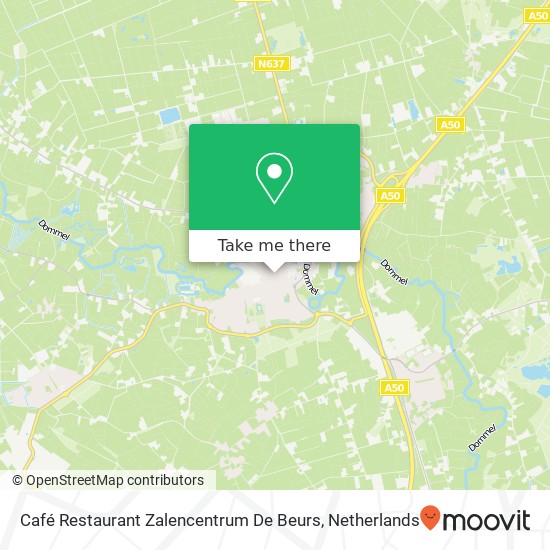 Café Restaurant Zalencentrum De Beurs map