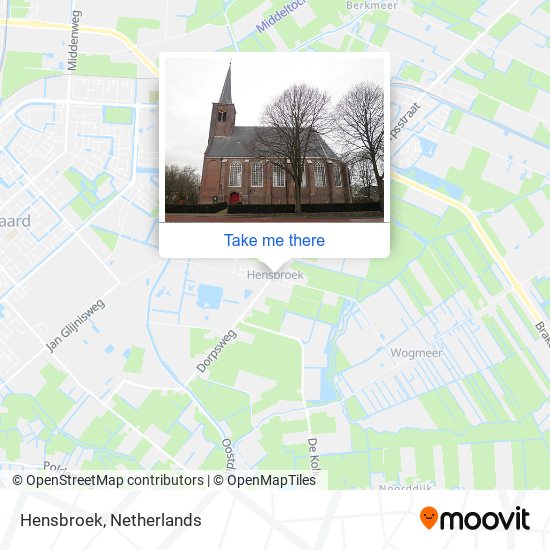 Hensbroek map