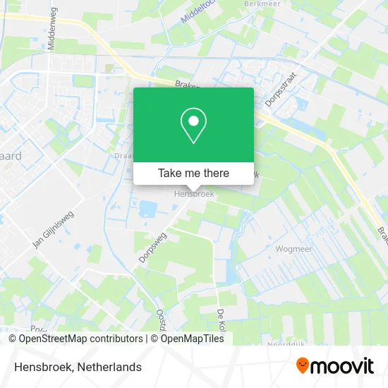 Hensbroek map