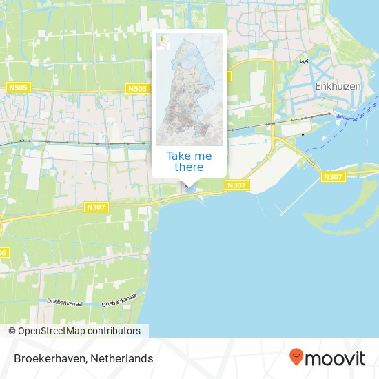 Broekerhaven map