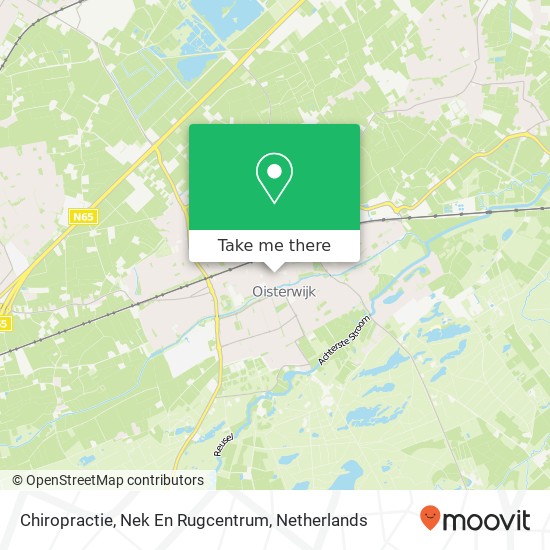 Chiropractie, Nek En Rugcentrum map