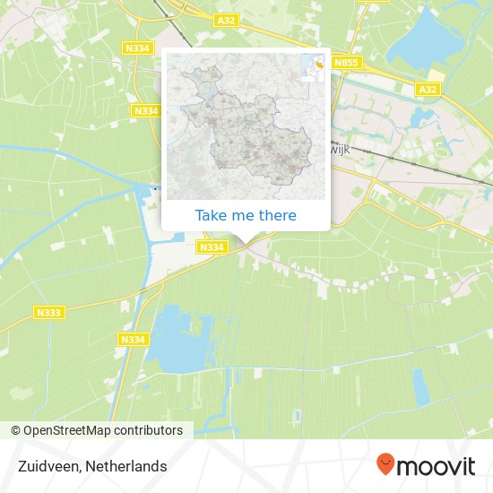 Zuidveen Karte