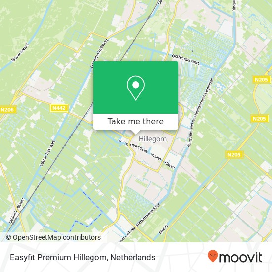 Easyfit Premium Hillegom map