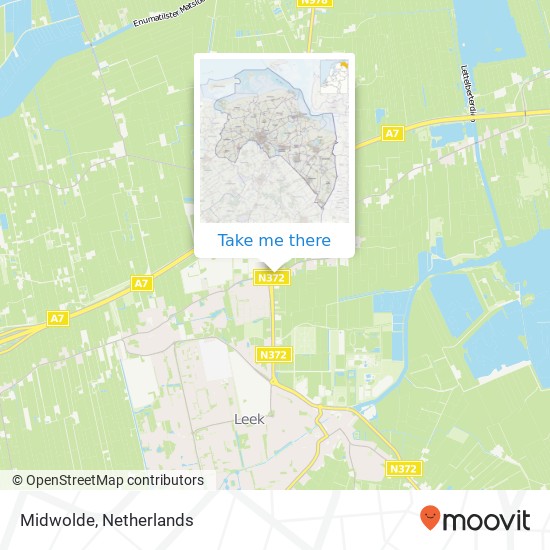 Midwolde map