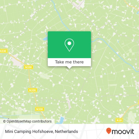 Mini Camping Hofshoeve map
