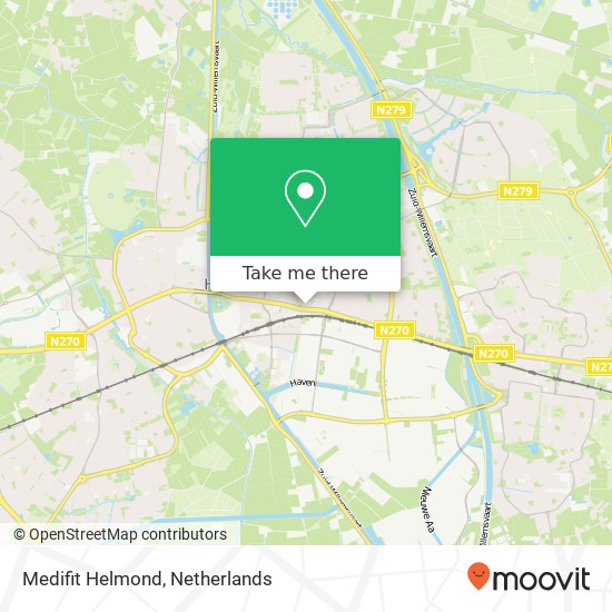 Medifit Helmond map