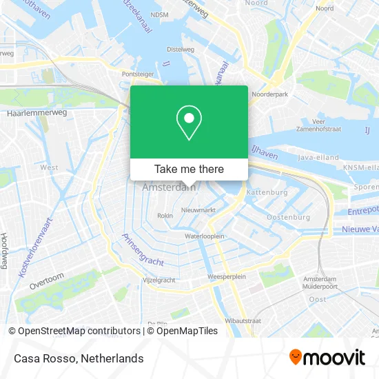 Casa Rosso map
