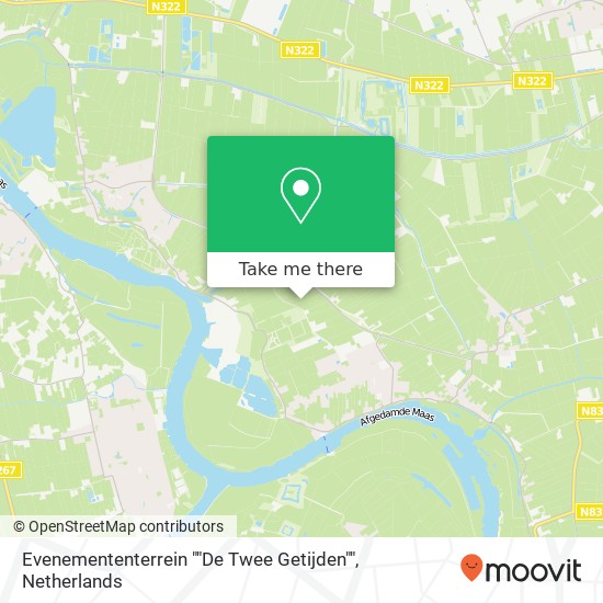 Evenemententerrein ""De Twee Getijden"" map