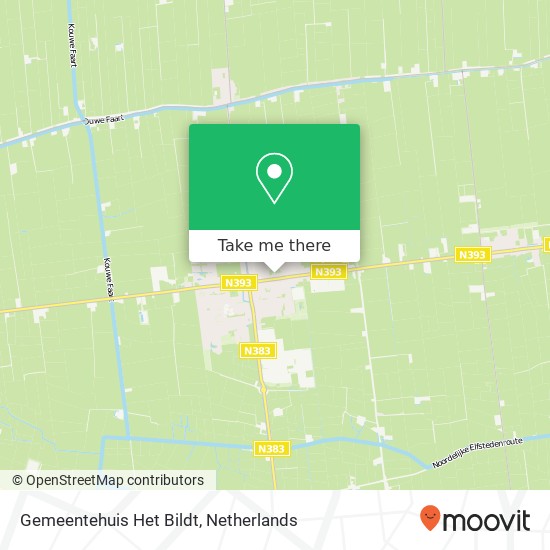 Gemeentehuis Het Bildt map