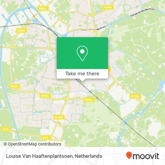 Louise Van Haaftenplantsoen map