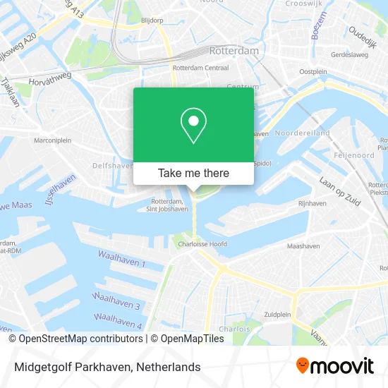 Midgetgolf Parkhaven map