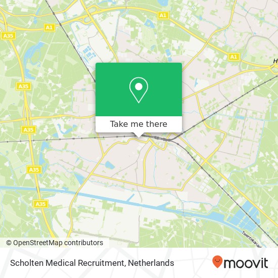 Scholten Medical Recruitment map