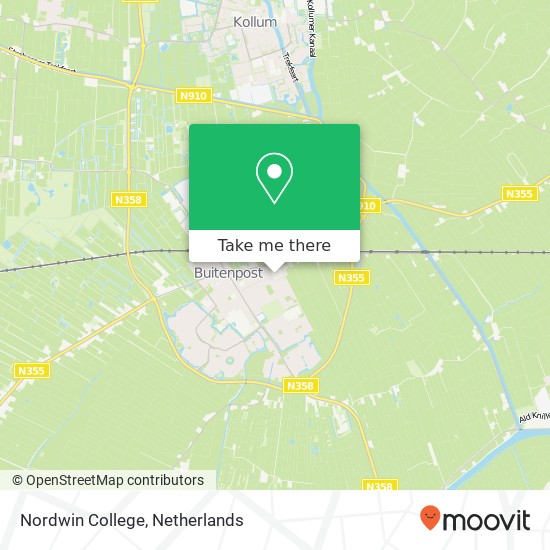 Nordwin College map