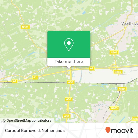 Carpool Barneveld map