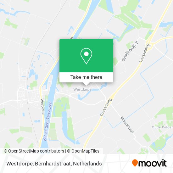 Westdorpe, Bernhardstraat map