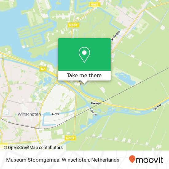 Museum Stoomgemaal Winschoten map