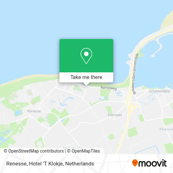 Renesse, Hotel 'T Klokje map