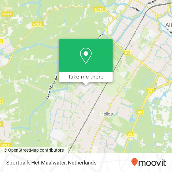 Sportpark Het Maalwater Karte