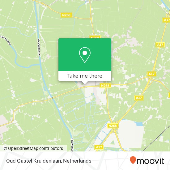 Oud Gastel Kruidenlaan map