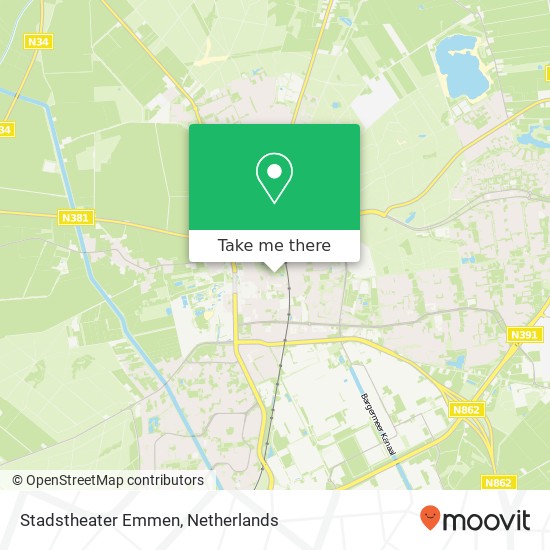 Stadstheater Emmen map