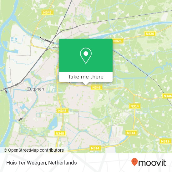 Huis Ter Weegen map