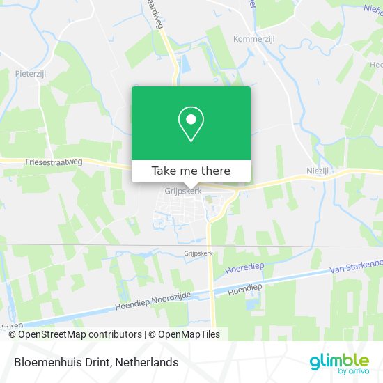 Bloemenhuis Drint map