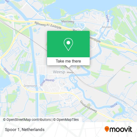 Spoor 1 map