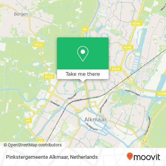 Pinkstergemeente Alkmaar map