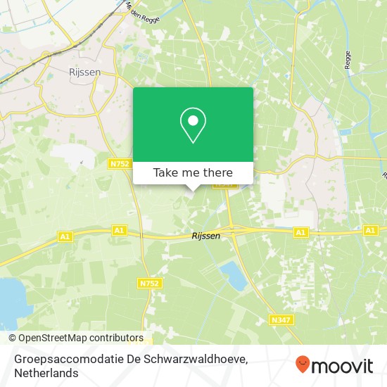 Groepsaccomodatie De Schwarzwaldhoeve map