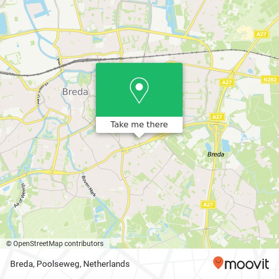 Breda, Poolseweg Karte