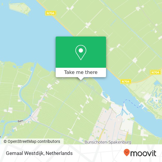 Gemaal Westdijk map