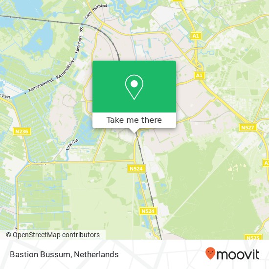 Bastion Bussum map