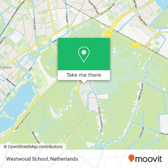 Westwoud School Karte