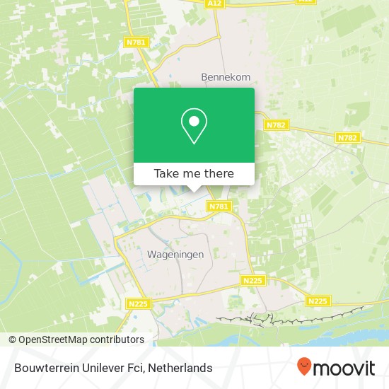 Bouwterrein Unilever Fci map