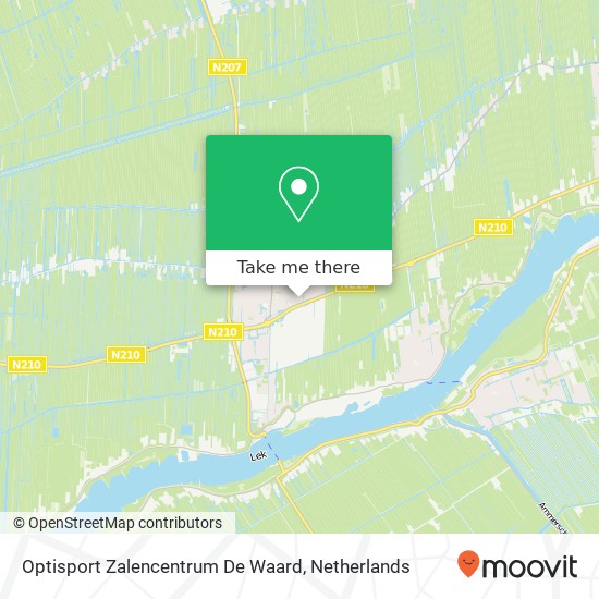 Optisport Zalencentrum De Waard map