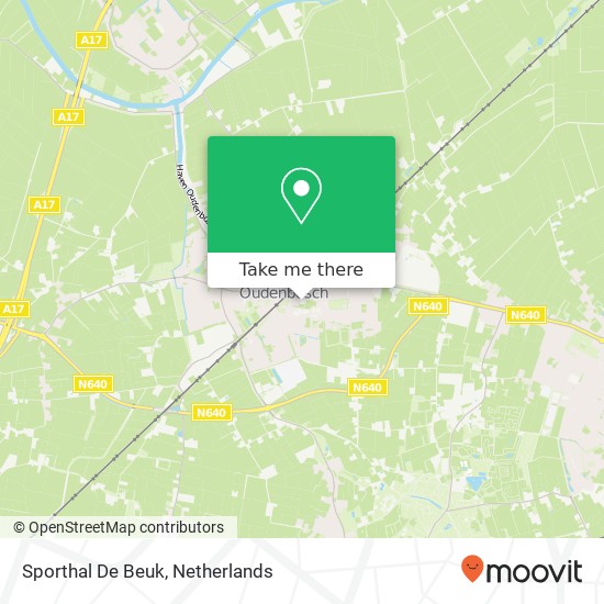 Sporthal De Beuk map