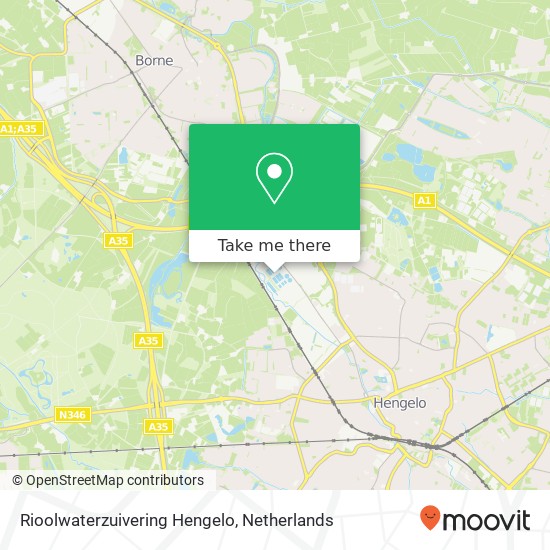 Rioolwaterzuivering Hengelo map