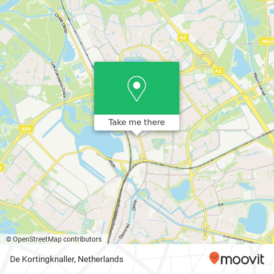 De Kortingknaller map