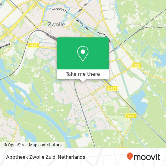 Apotheek Zwolle Zuid Karte