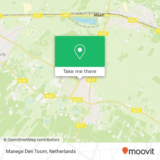 Manege Den Toom map