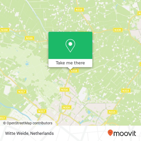 Witte Weide map